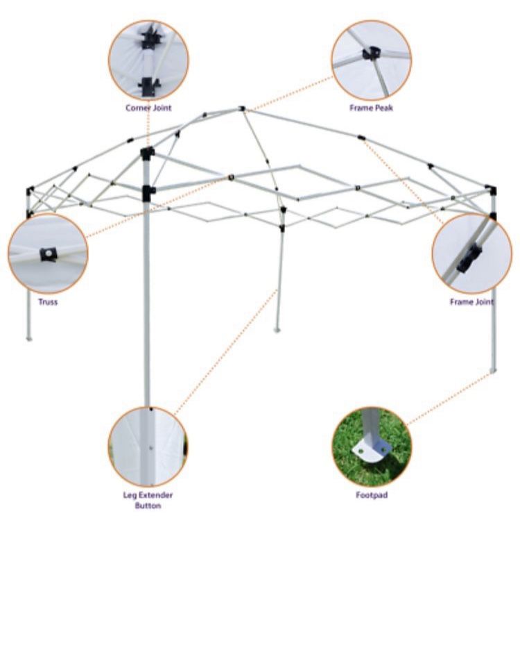 Brand New 10x10 EZ Pop Canopy Tent