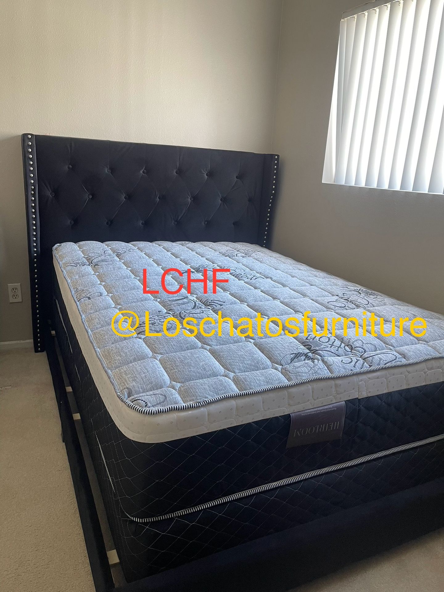 Bed Frame Full Size With Mattress 