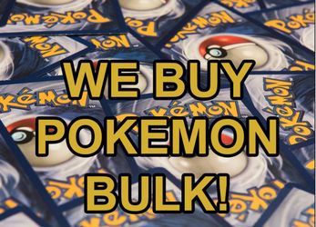 BUYING BULK POKEMON CARDS! No energy and code cards! ENGLISH ONLY