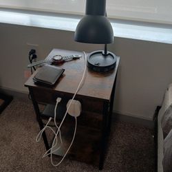 End Table And Charging Station 