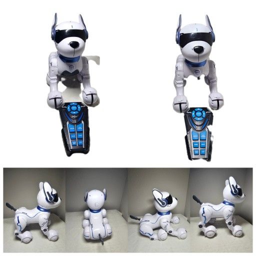 Top Race Rechargeable Robot Dog- for Kids Ages 5-7 - Programmable with Remote - used