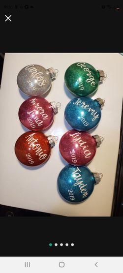 Personalized Ornaments