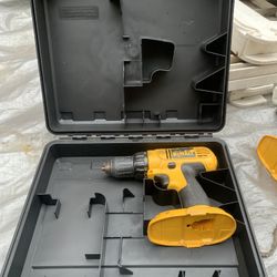 Dewalt 1/2 cordless drill with case no battery or charger included work 