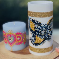 Hand Designed Led & Real Candles