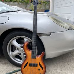 Dean Rhapsody Fretless With Flats Clean Rare