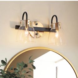 Everly Quinn Grossberndt 2 Light Vanity Light Fixture - New In Box