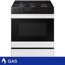 Samsung Bespoke 6.0 cu. ft. Smart Slide-in GAS Range with Convection, Air Fry, and Air Sous Vide $350