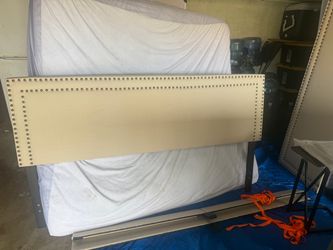 King Size Posturpedic pillow top bed and frame