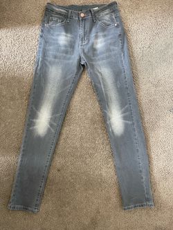Gray Washed Slim Fit Jeans size 30