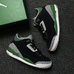 JORDAN RETRO 3 ‘PINE GREEN’ SIZE 8.5