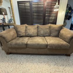 Couch , Sofa , Brown , 3 Seater