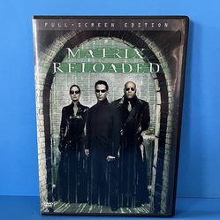 The Matrix Reloaded (Full-Screen Edition) 2-Disc DVD Set 2003 Keanu Reeves Scifi