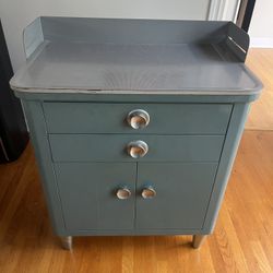 Mid Century Metal Cabinet
