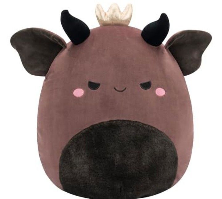 Squishmallows Original 16-Inch Ambergris Burgundy Goblin