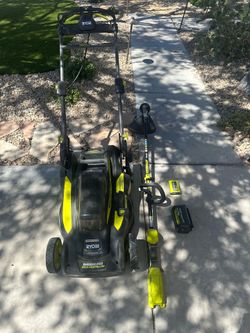 Lawn mower and grass trimmer
