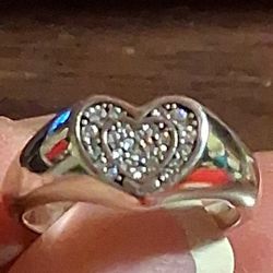 PANDORA AUTHENTIC BRAND NEW ALL FOR LOVE SOLID HEART RING SIZE 7.5