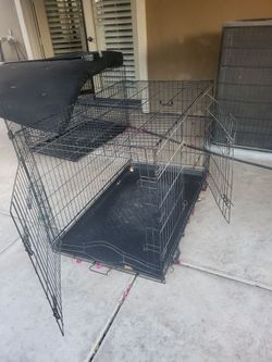 2 Large dog crate