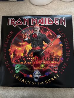 IRON MAIDEN NIGHTS OF THE DEAD LP VINYL