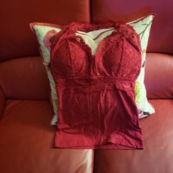 Red Haulter Top.