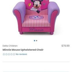 Minnie Mouse Kids Chair NEW