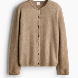 H & M Light Brown Cardigan