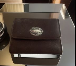 Vintage Princess Gardner Trifold Brown Wallet