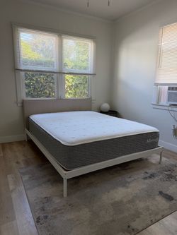 Queen Bed Mattress and Frame