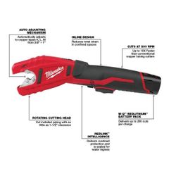 Milwaukee
M12 12V Lithium-Ion Cordless Copper Tubing Cutter (Tool-Only)
STORE PRICE $149