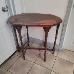 Antique  (Wood)  brown table