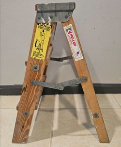 Vintage Keller wood step ladder
