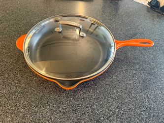 Le Creuset 12 inch skillet with lid