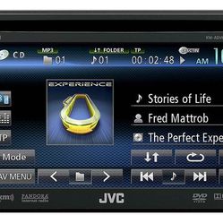 JVC KW-ADV64BT CD DVD Receiver - Missing Knob, 2-DIN In-Dash, Bluetooth, 6.1" Touchscreen