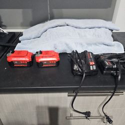 Lithium Batteries And Chargers 