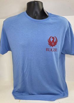 Ruger Outdoor Blue Graphic Tee Mens Size Medium 
