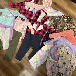 Bundle Of Clothing- 12 Month Toddler Girl 