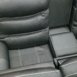🥏LEATHER RECLINING SOFA AND LOVESEAT BRAND NEW 