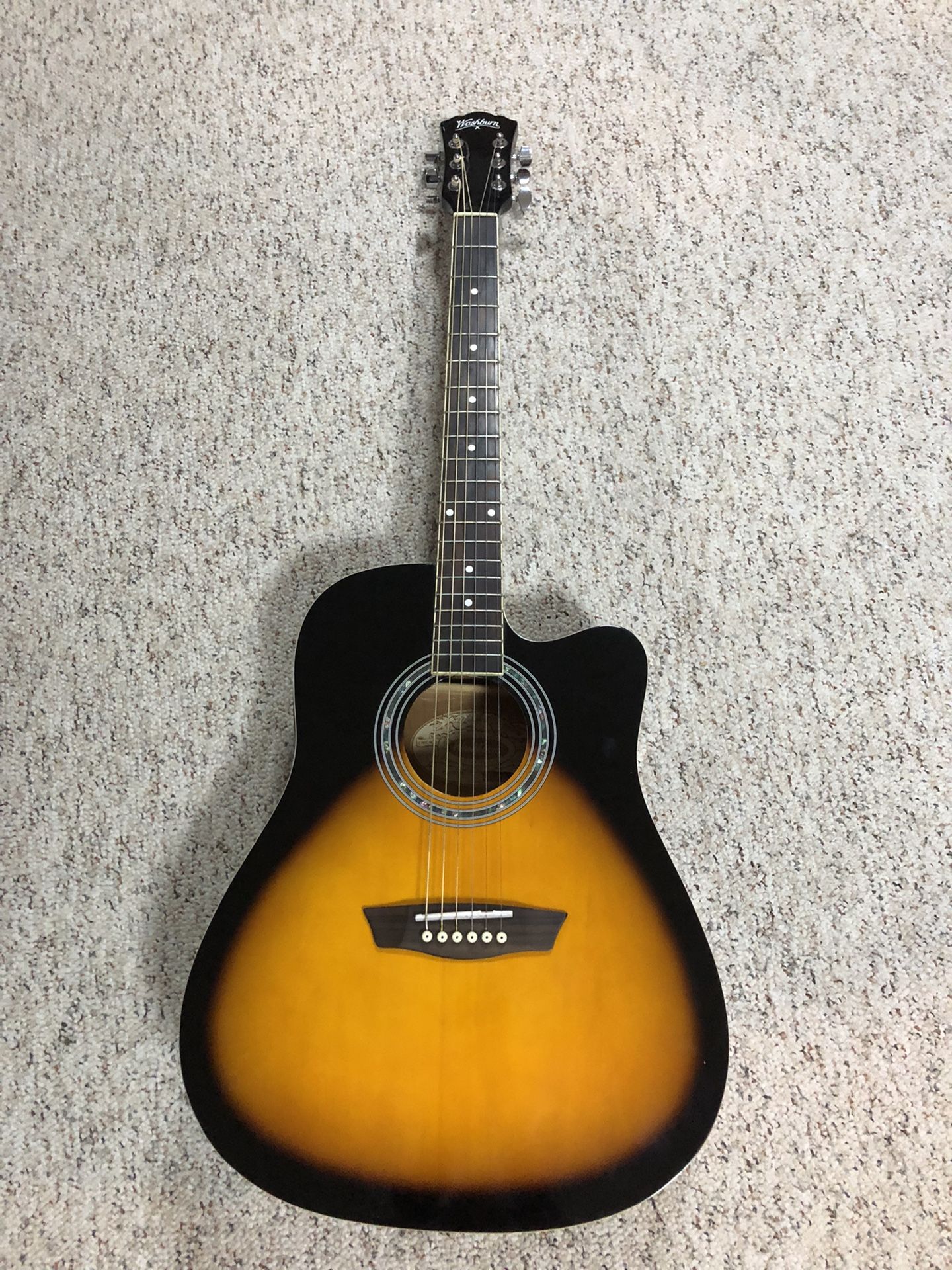 Acoustic Electric Washburn Guitar