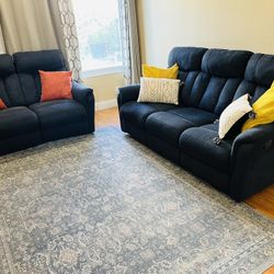 Recliner Sofa and Loveseat