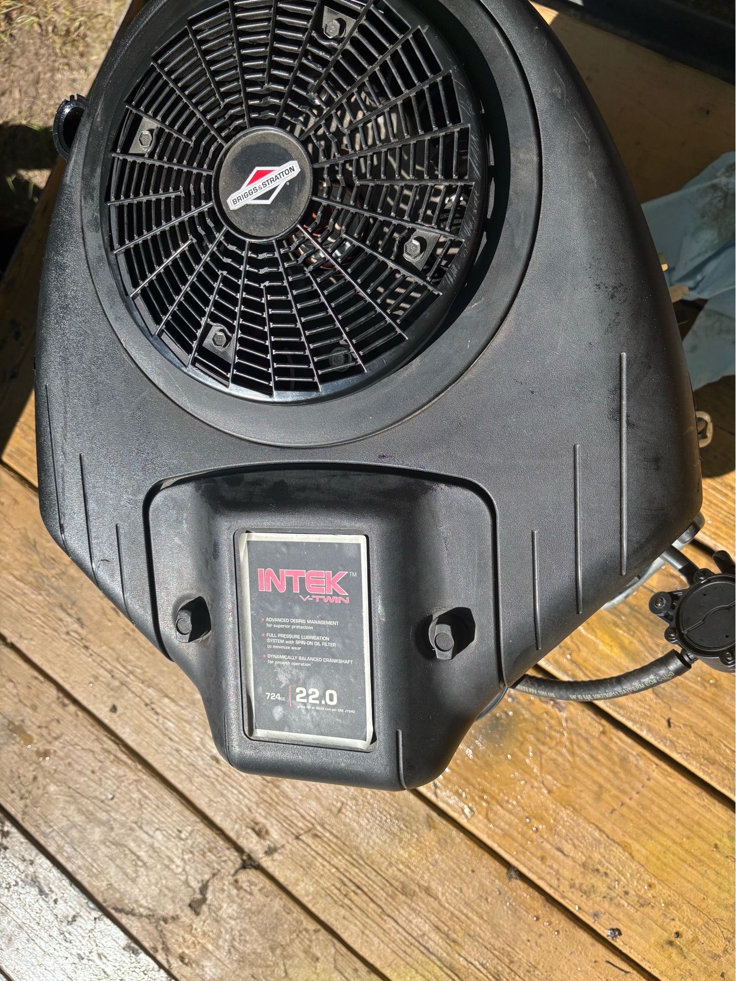 Riding Lawn Mower-VTwin engine