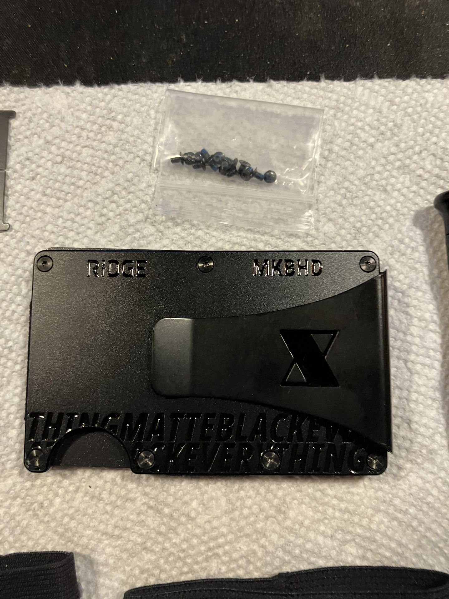 Ridge Wallet Matte Black