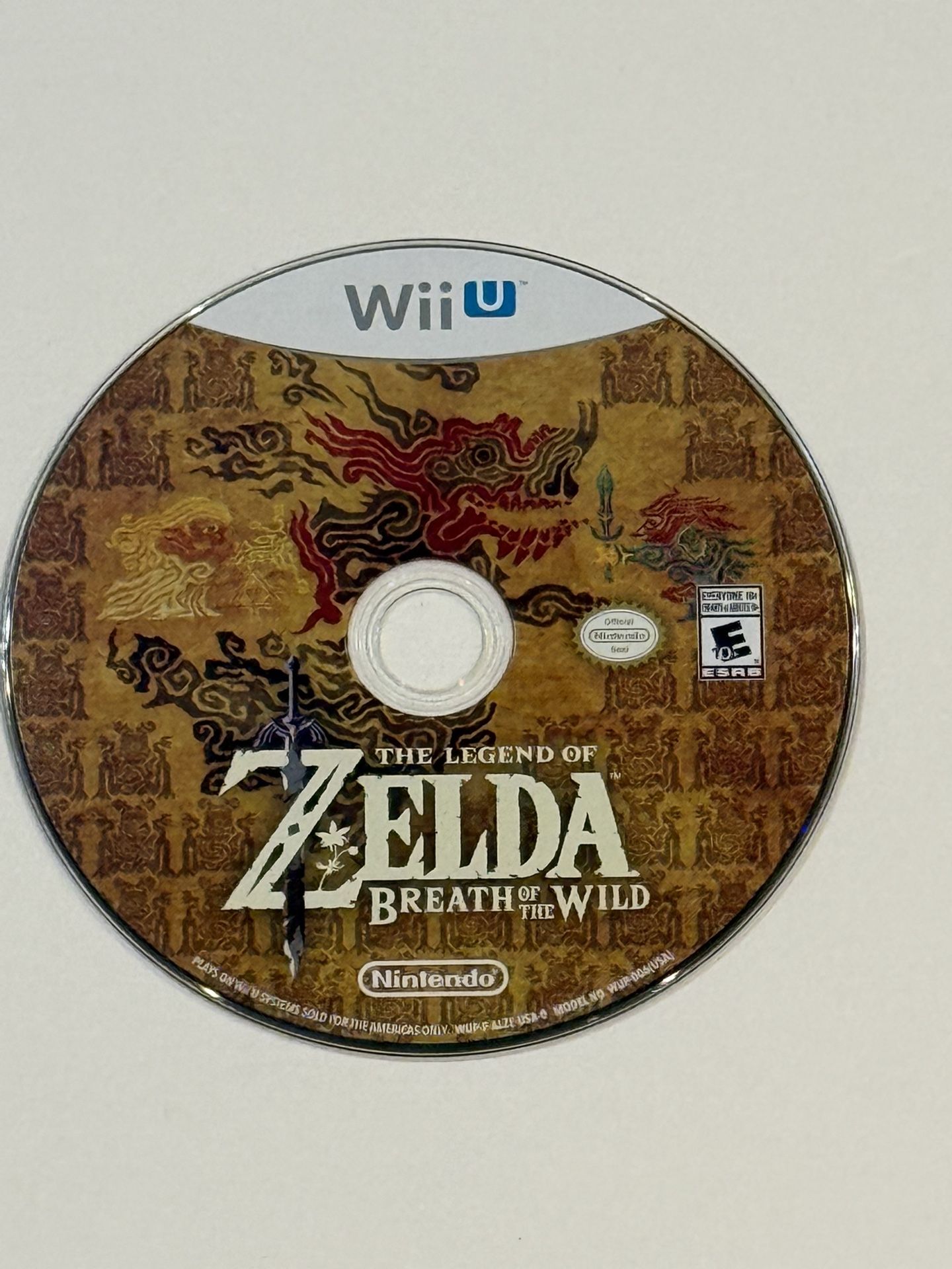 The Legend of Zelda: Breath of the Wild (Wii U Game) DISC ONLY
