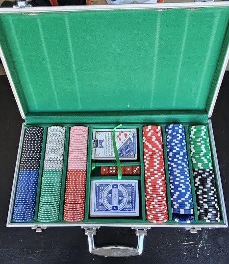 600 Piece Poker Chip Set