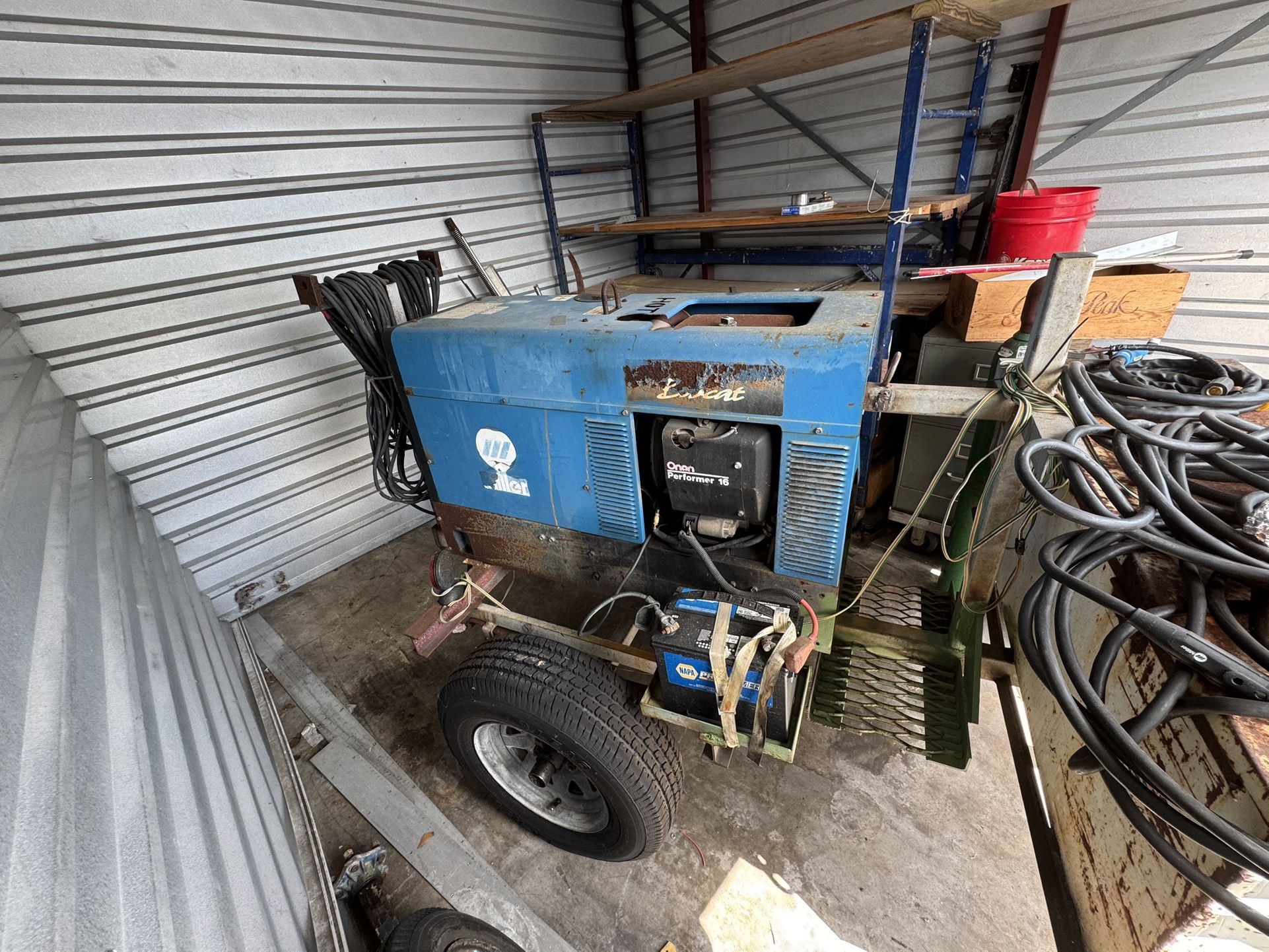 Miller Bobcat 225 NT Welder Generator With Trailer