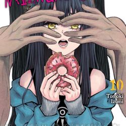 Mieruko-chan Vol. 10 Izumi Tomoki English Version Manga Horror Anime Paperback Book. Book has Warping See Pics. This image is of the cover of the 10th