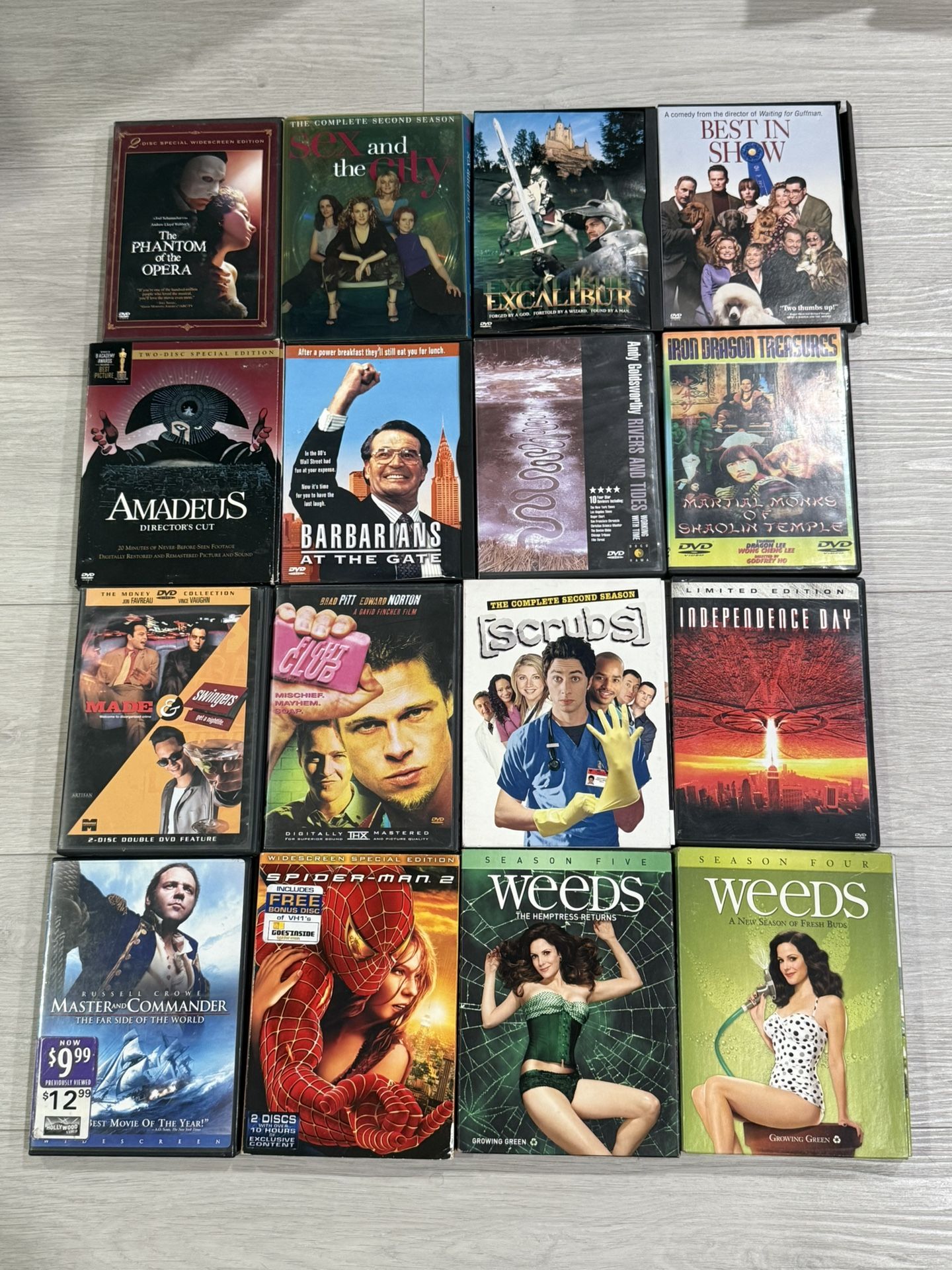 16 DVDs Set