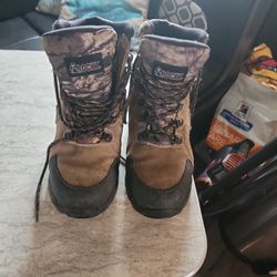 Kids Rocky Camo Boots Size 5