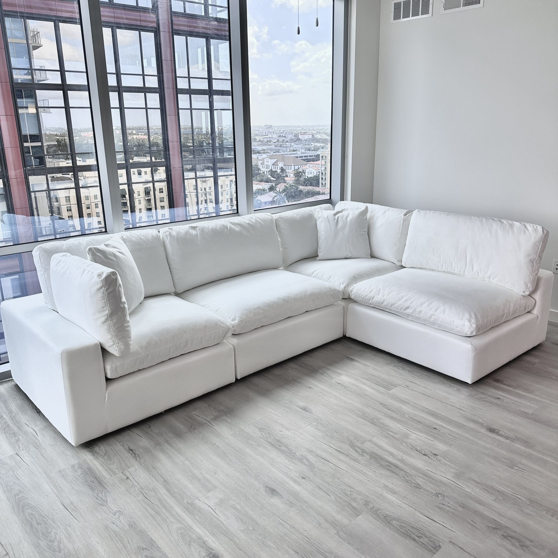 New White Cloud Couch Sofa Sectional