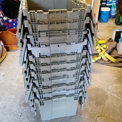 $5 Flip Top Hinged Storage Totes