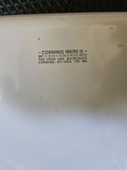 Blue flower Corning ware