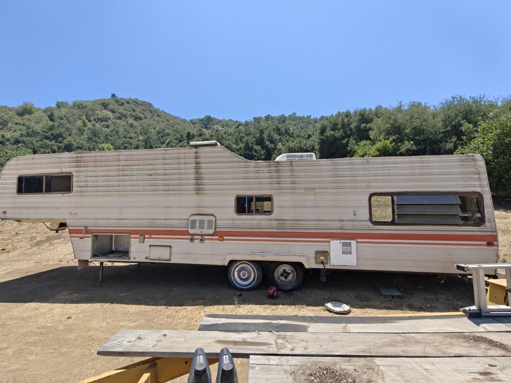 Camping Trailer Needs Work 